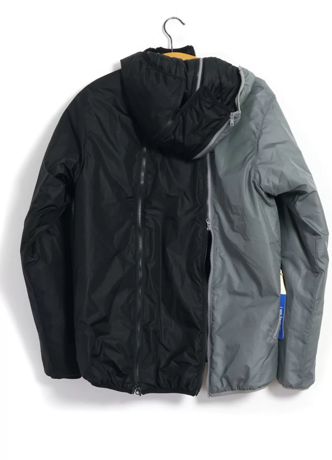 Online 4 Zips Parka | Black/Grey Jacket & Coats