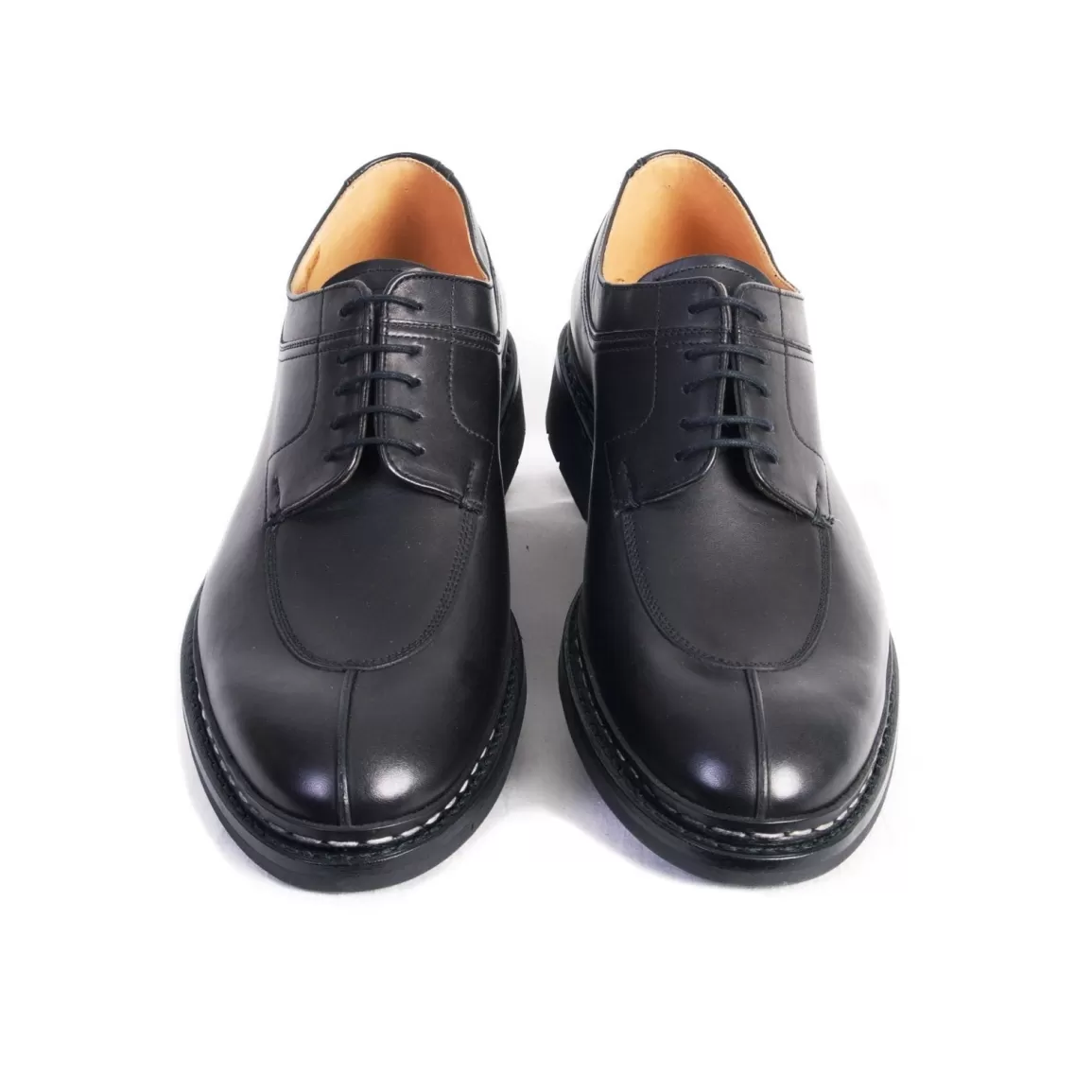 Outlet Catalpa | Leather Derby Shoe | Black Shoes