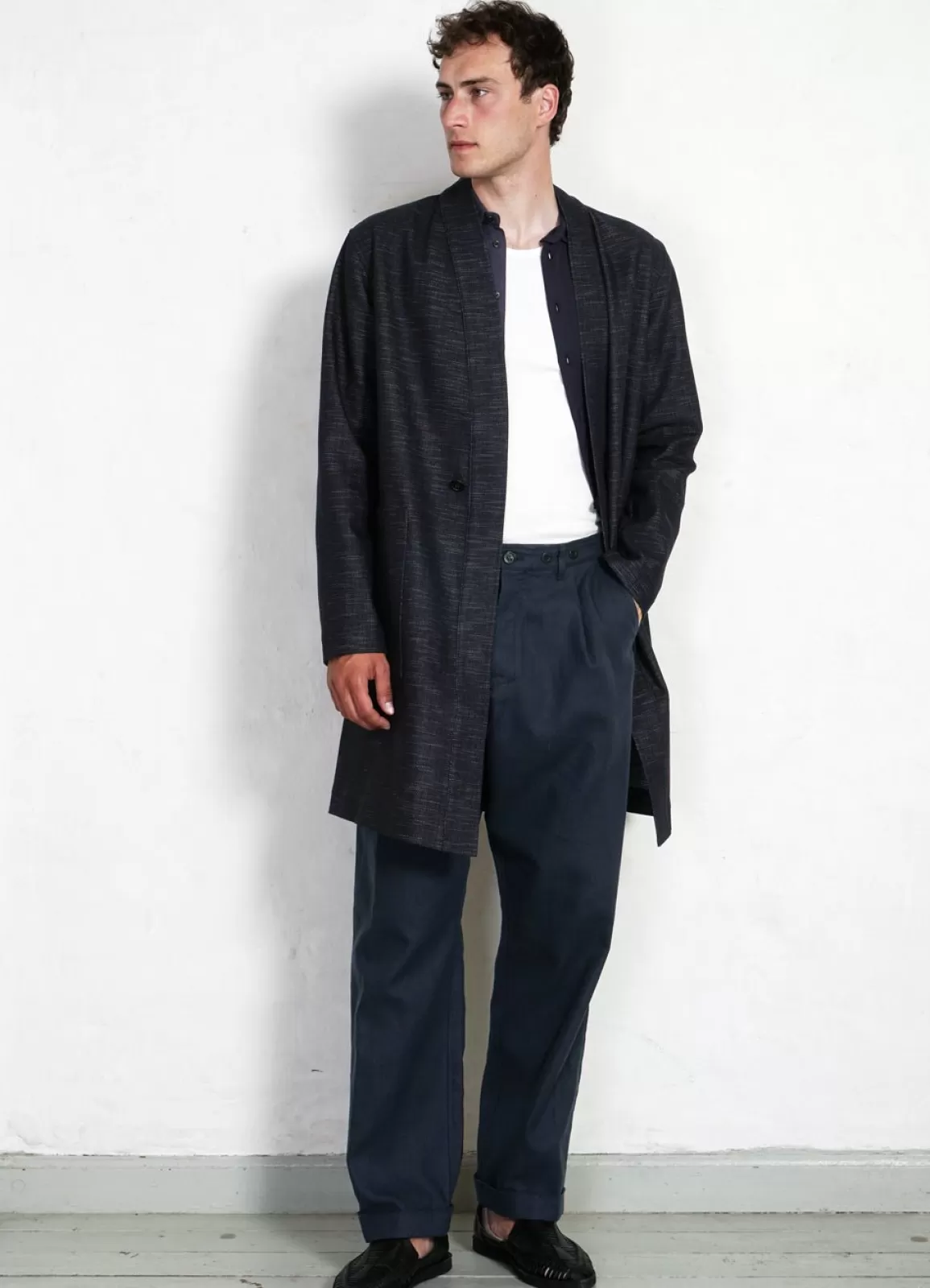 Clearance Mikael | Denim Like Scarecrow'S Coat | True Blue Jacket & Coats