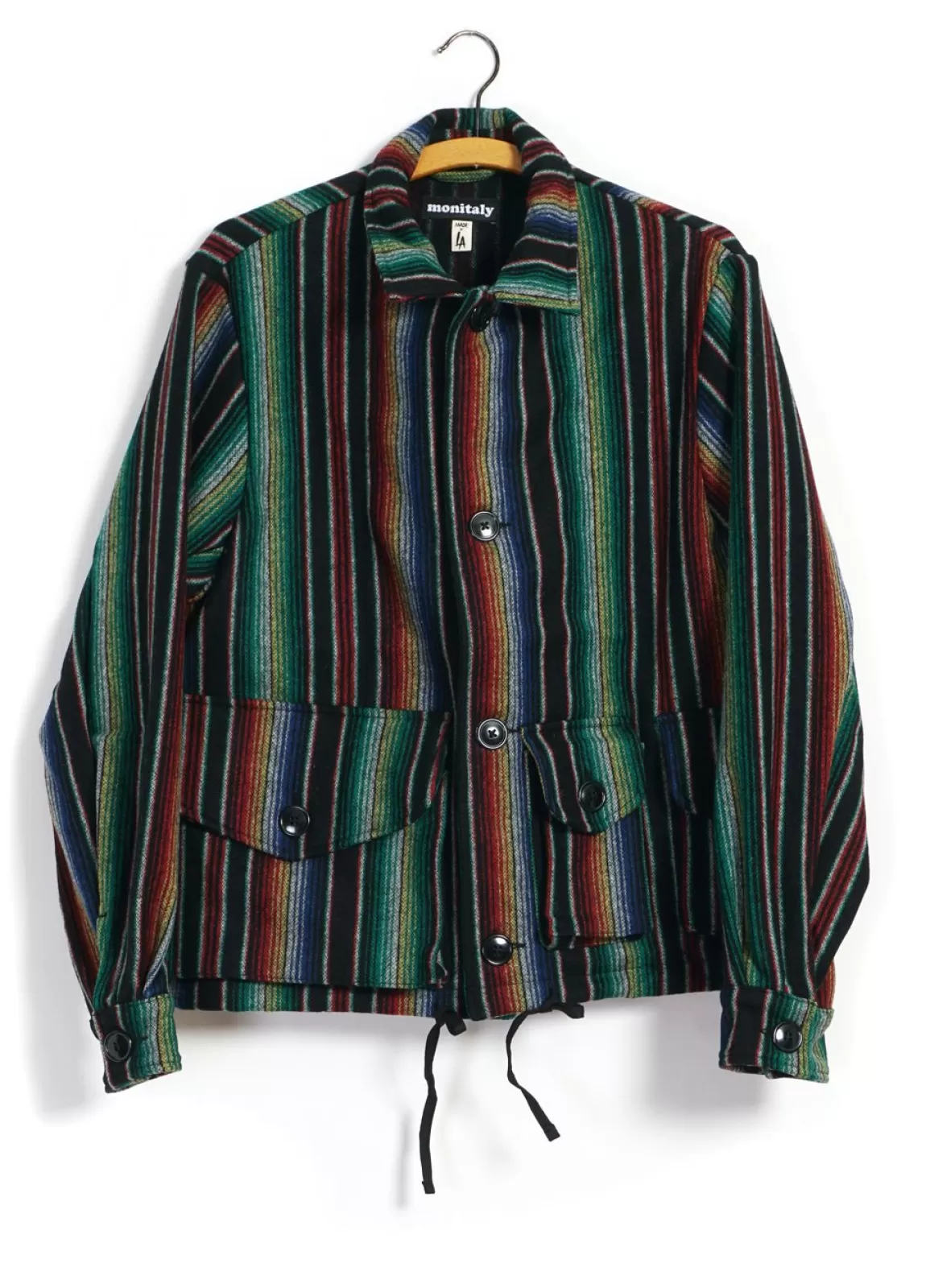 Fashion Type 'A' | Military Service Jacket | Black Sarape Jacket & Coats