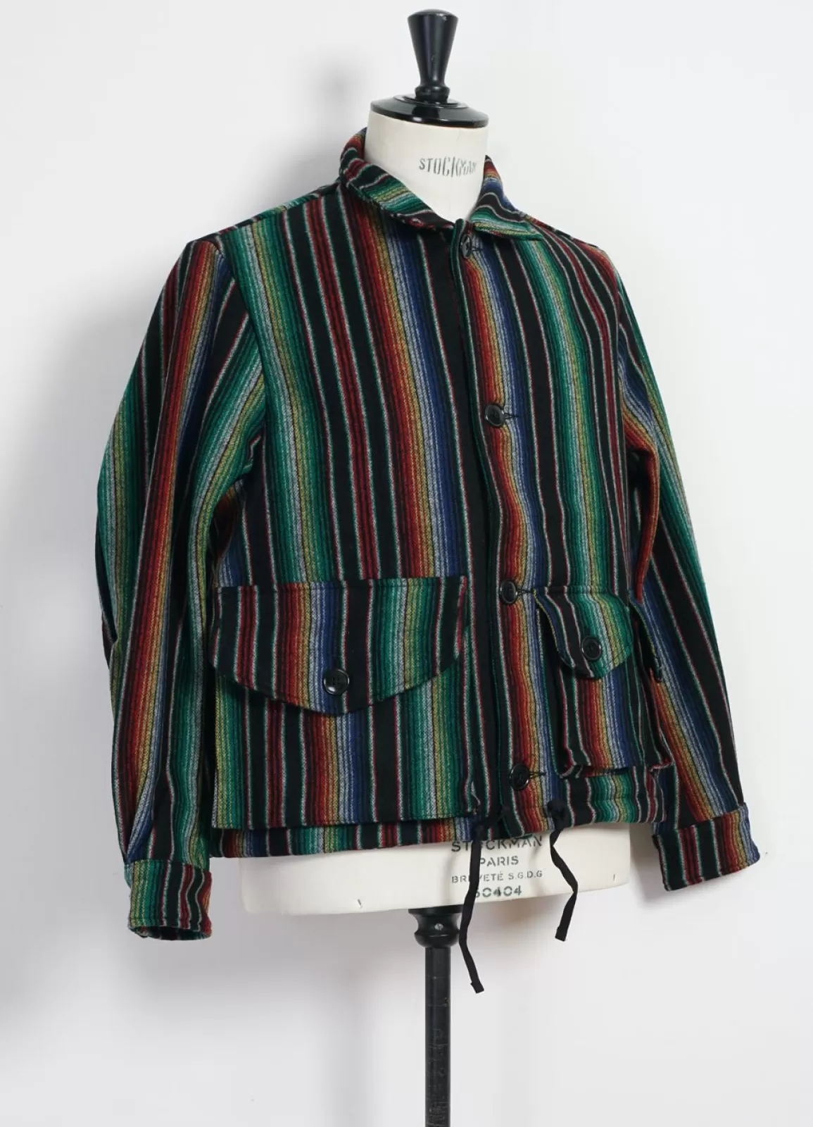Fashion Type 'A' | Military Service Jacket | Black Sarape Jacket & Coats